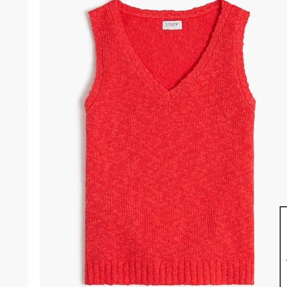 J. Crew V Neck Beach Sweater Tank - Picture 6 of 6